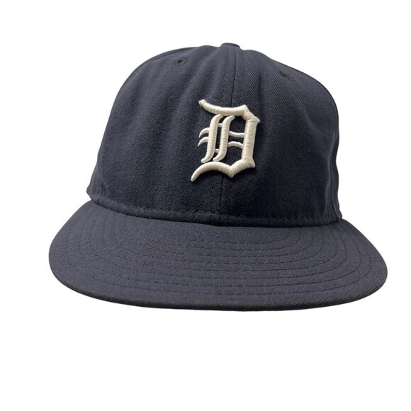 Detroit Tigers 59Fifty Fitted 7 1/4 On Field MLB Baseball Hat Cap Made in USA - Picture 1 of 12